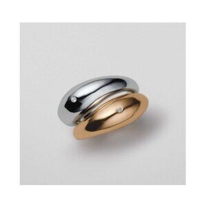 Avon Studio 1886 Two-Tone Fusion Ring Set In Size 8-New In Box